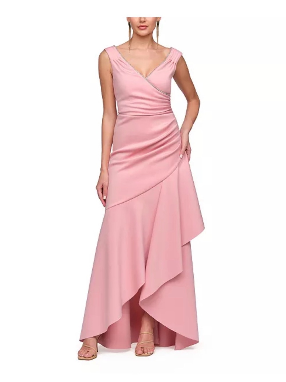 JS Collections
Women's V-Neck Marla High-Low Gown